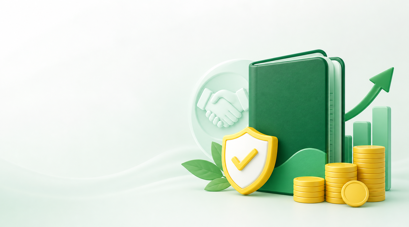 Financial growth illustration